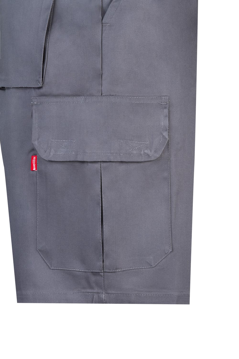 calção-bermudas-unissexo-indústria-fábrica-mecânico-eletricista-logística-multibolsos-344-velilla-cinzento