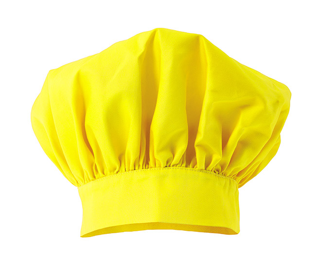 gorro-barrete-chef-cozinha-sarja-ajustável-amarelo-flourescente-404001-velilla