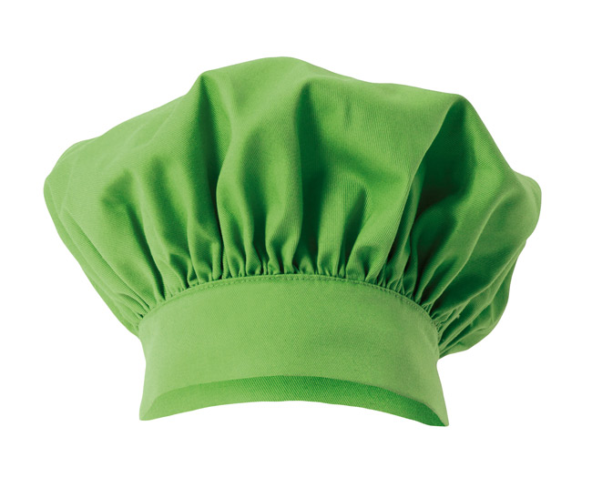 gorro-barrete-chef-cozinha-sarja-ajustável-verde-lima-referência-404001-velilla