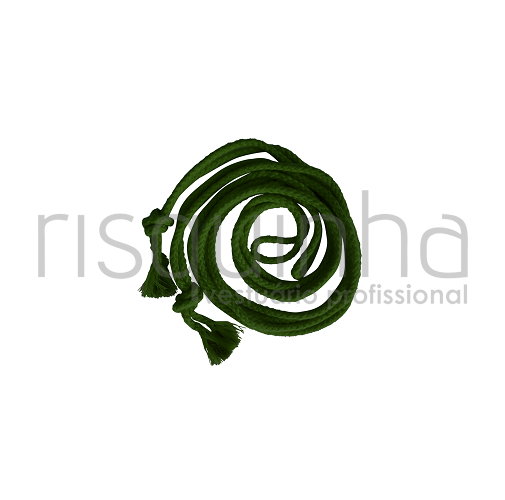Cordão verde escuro