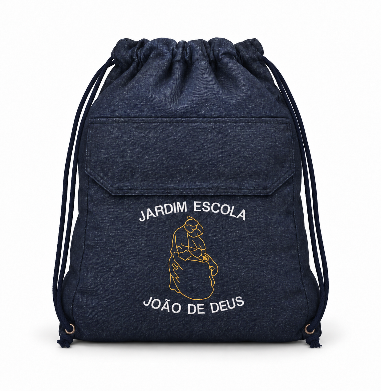 Cordões laterais azul-marinho quase preto