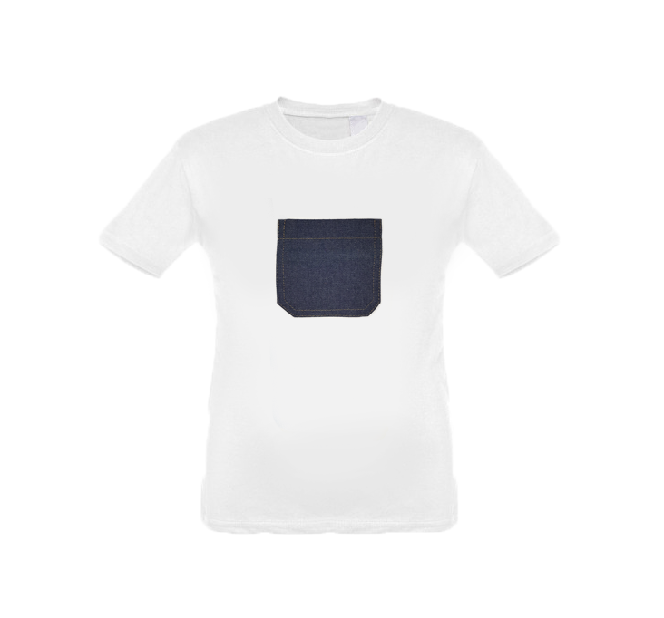 T-shirt manga curta bolso ganga joao de deus