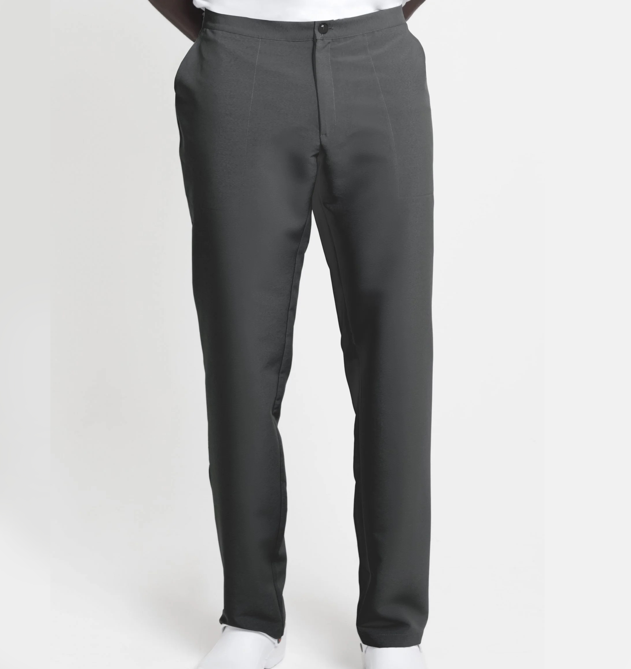 calça-unissexo-com-botão-e-fecho-com-dois-bolsos-santiago-sarja-antracite-creyconfe