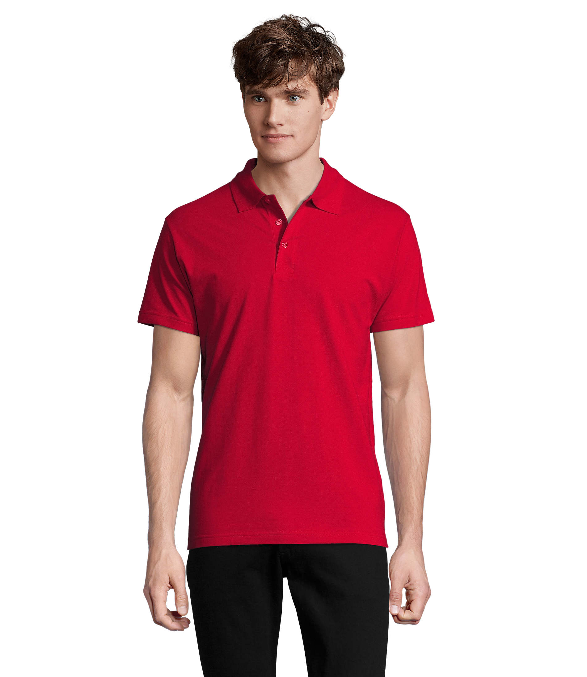 polo-pique-homem-manga-curta-summer-210-gramas-vermelho-sols