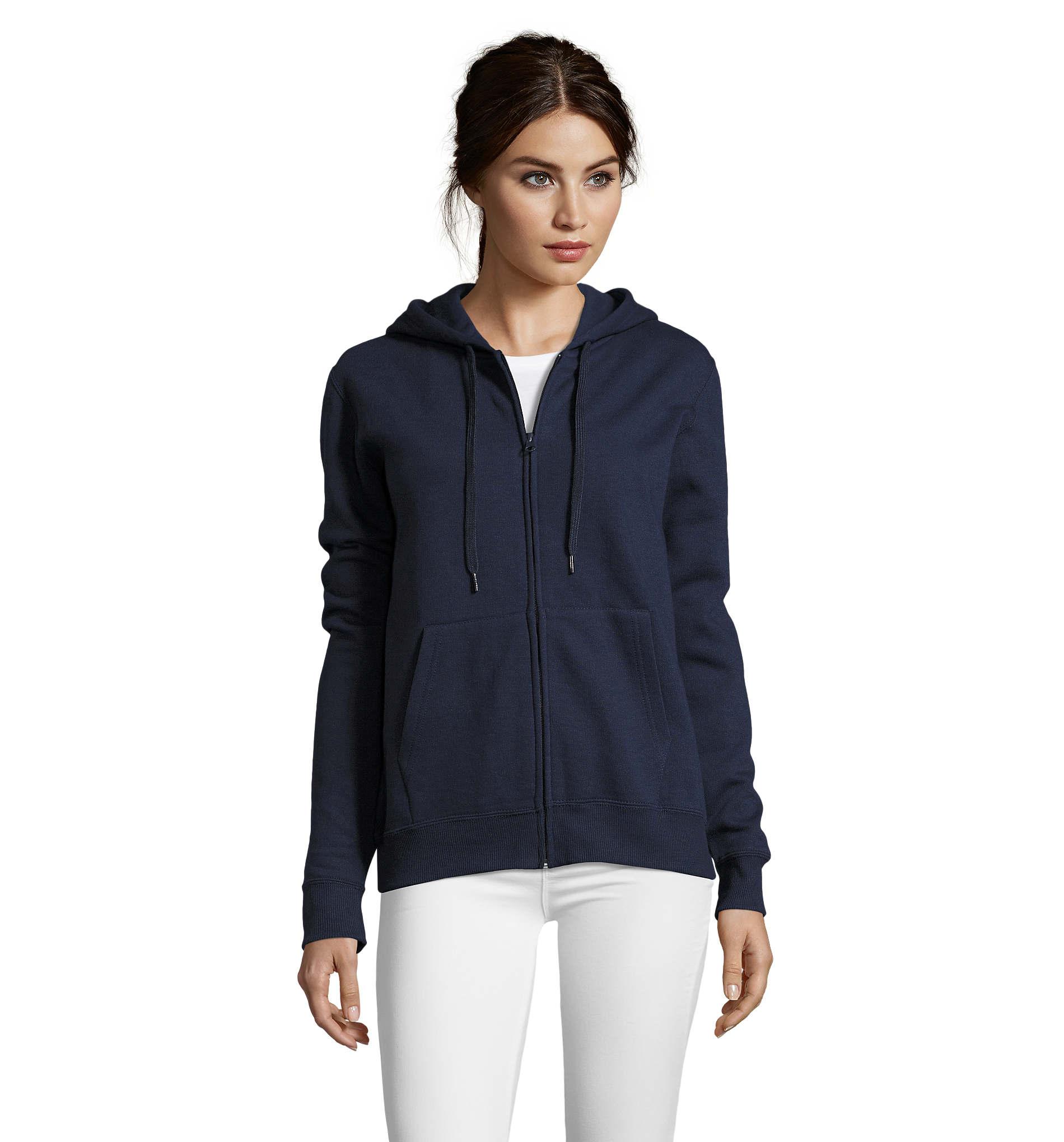 casaco-malha-escovada-com-capuz-forrado-com-fecho-senhora-azul-marinho-seven-women-sols