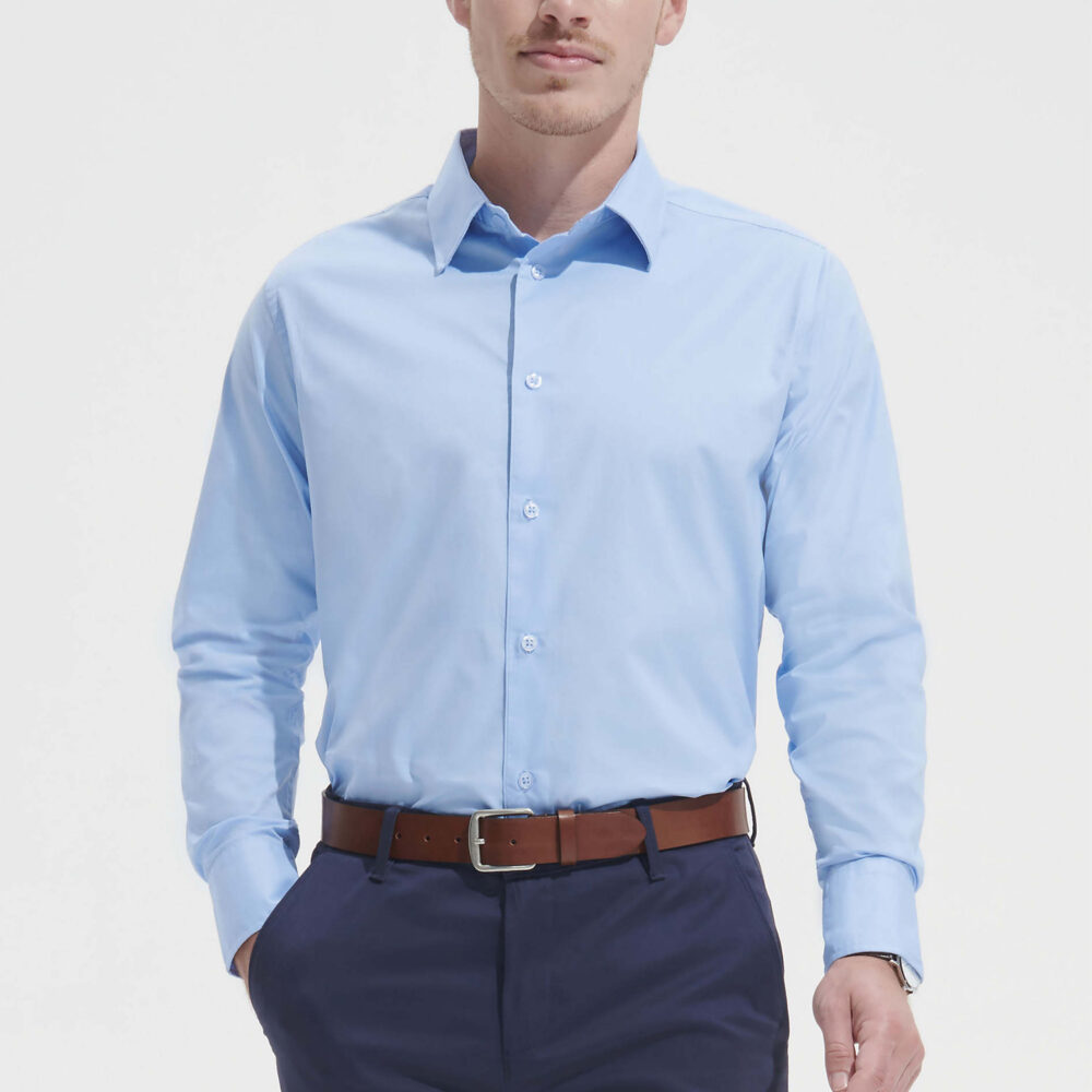 Camisa Brighton Popelina Stretch