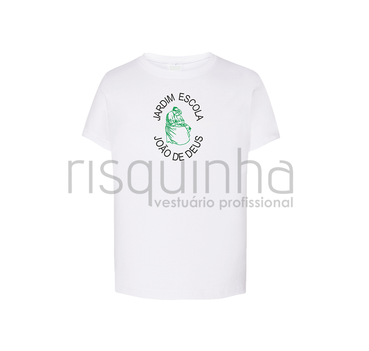 T-shirt com estampagem