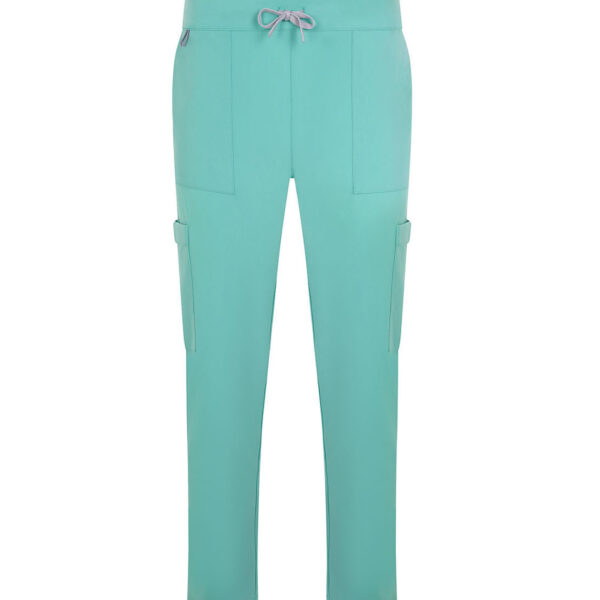 calça sanitária antibacteriana atlas turquesa claro