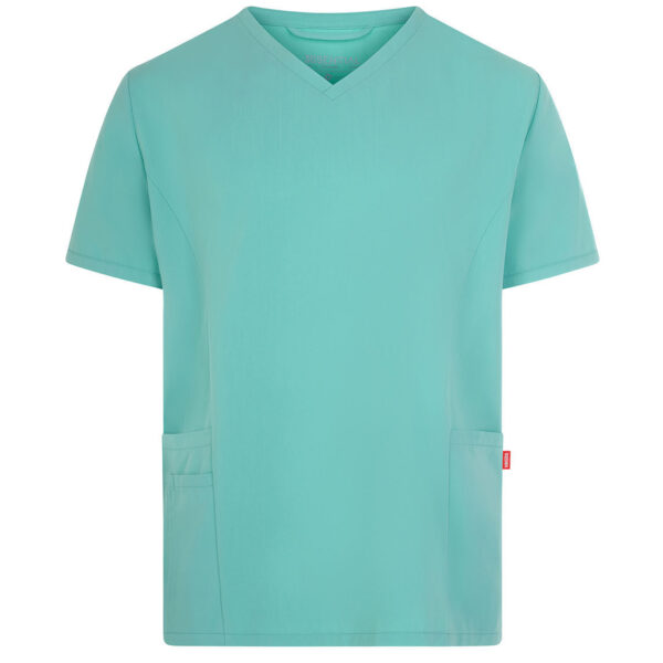 túnica sanitária antibacteriana cyrus azul turquesa claro