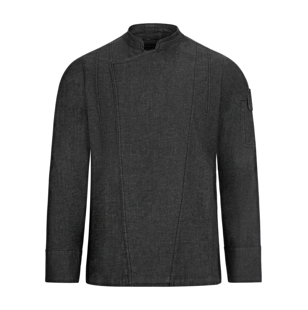 Jaleca Denim Cinzento Escuro