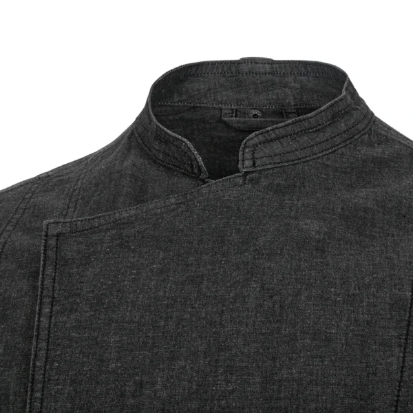 jaleca-unisexo-denim-ganga-cinzento-escuro-apertar-frente-manga-comprida-405212S
