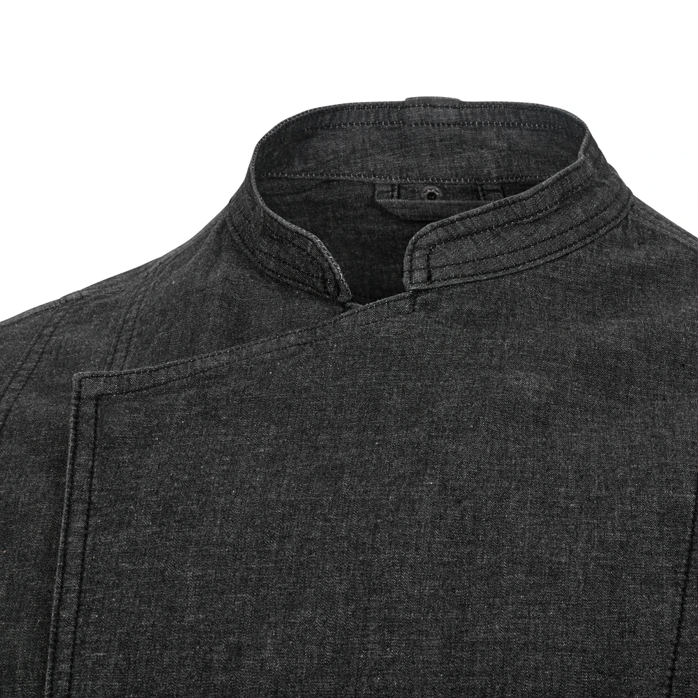 jaleca-unisexo-denim-ganga-cinzento-escuro-apertar-frente-manga-comprida-405212S